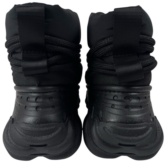 Crocs Echo Mens Size 3 Rain Boots Black Winter Slip-On Ankle Chunky Womens 5 New main image 4